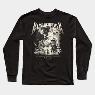 barbenheimer movie war retro Long Sleeve T-Shirt